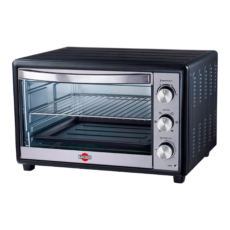 HORNO ELECTRICO TOKYO LISTO PLUS 46LTS NEGRO