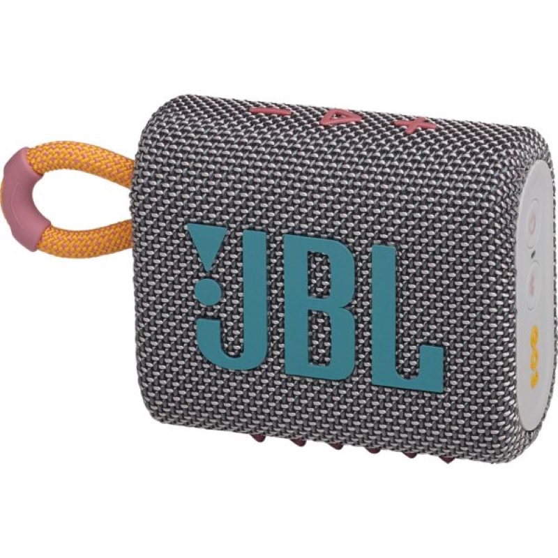 PARLANTE JBL GO 3 PORTABLE BLUETOOTH GRIS