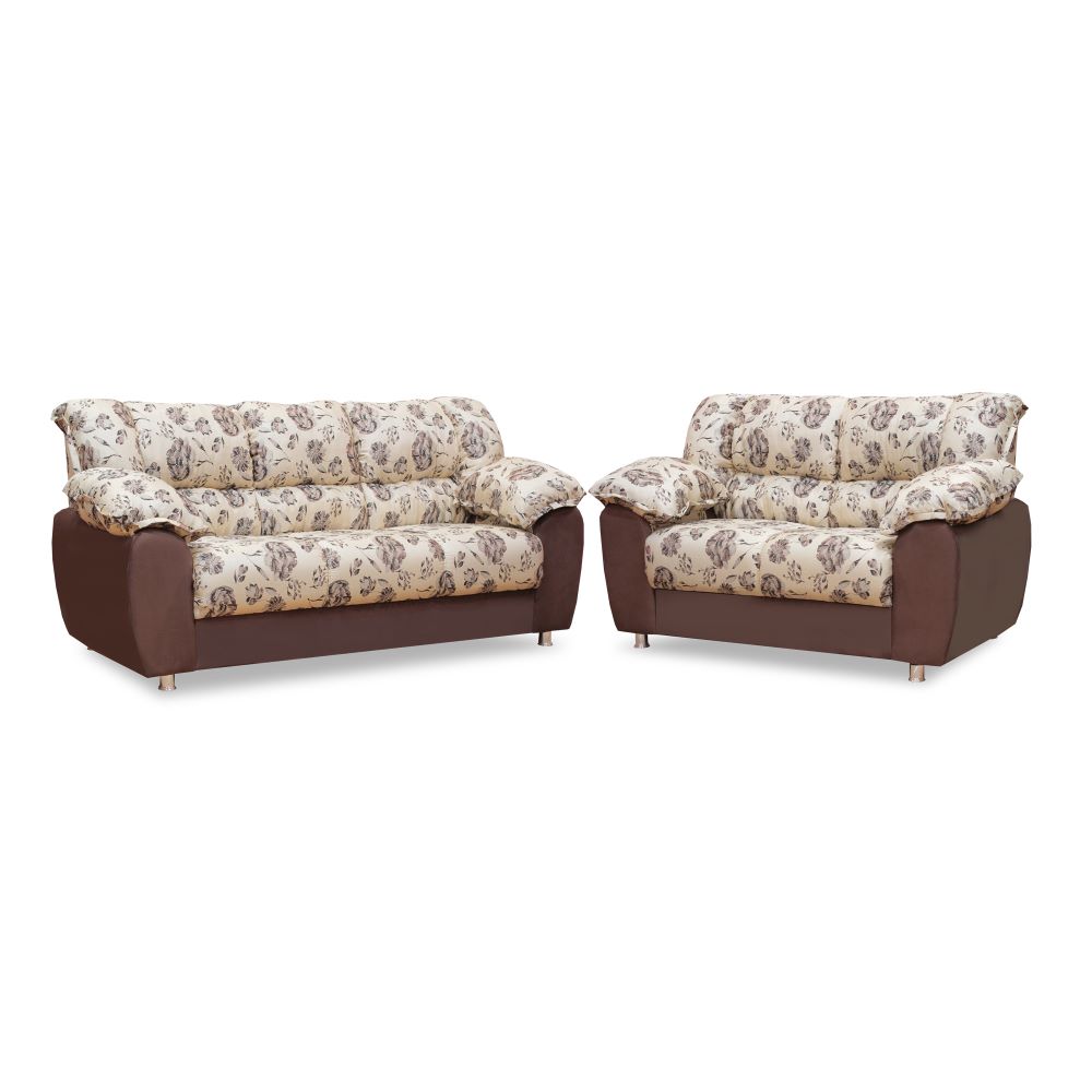 SOFA ABBA MONACO 2X3 LUGARES MARRON TD 871