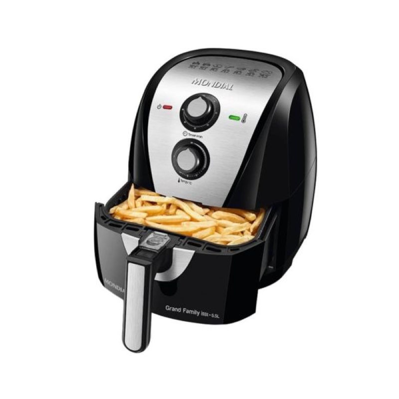 AIR FRYER MONDIAL 5.5LTS  AF-55I GRAND FAMILY 220V -INOX