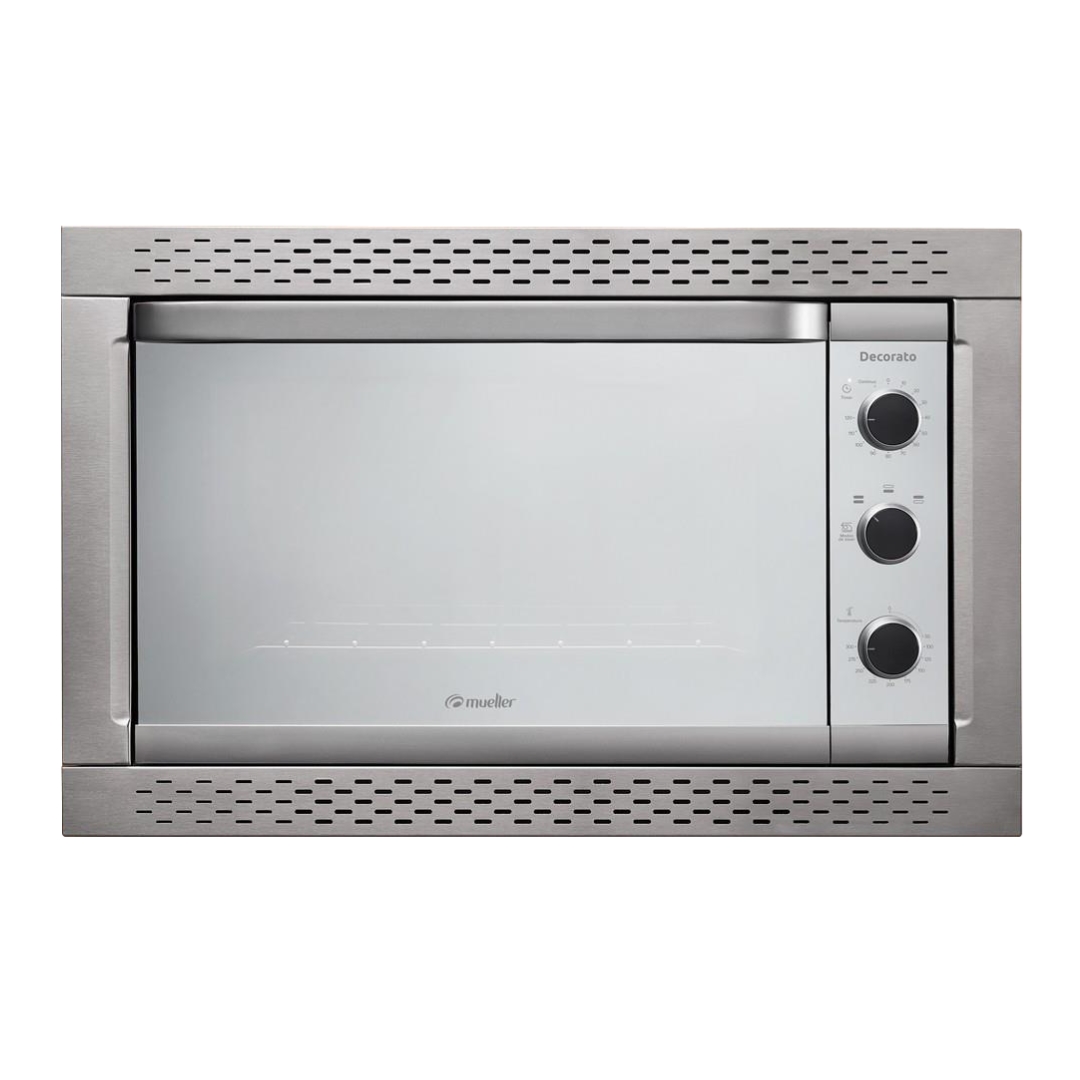 HORNO ELÉCTRICO MUELLER DECORATO INOX 44LTS