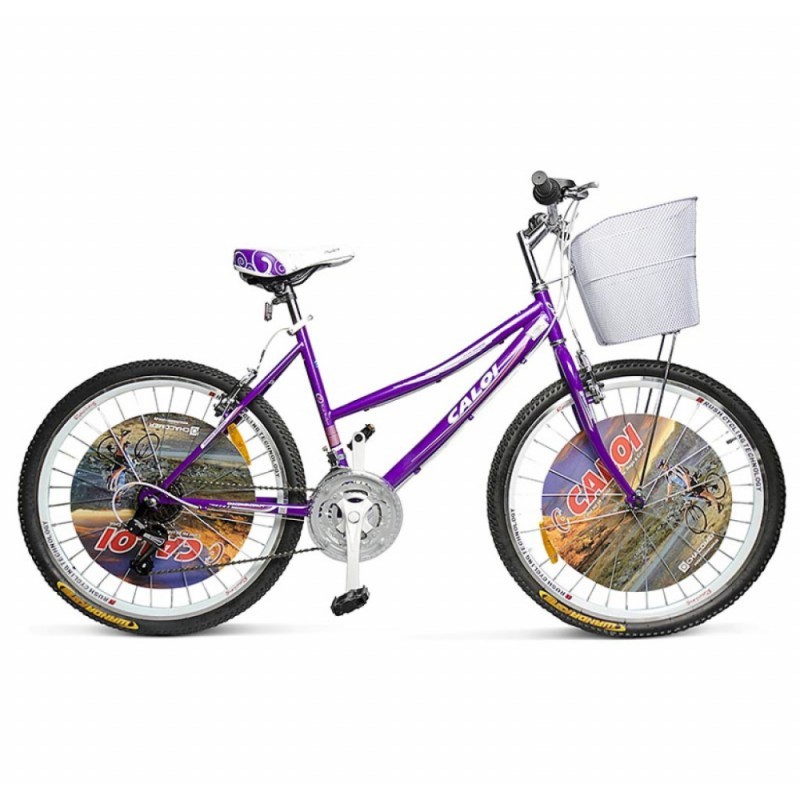 BICICLETA CALOI ARO 24" LILA