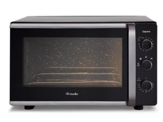 HORNO ELECTRICO MUELLER  SAPORE G3 NEGRO