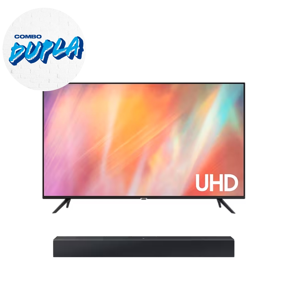 COMBO DUPLA: TV LED SAMSUNG 50" + BARRA DE SONIDO SAMSUNG 40W