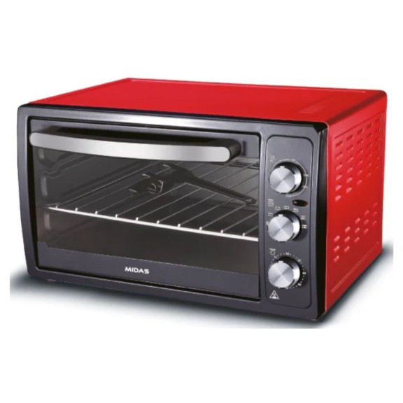 HORNO ELECTRICO MIDAS MD-HE46RC 45 LTS ROJO