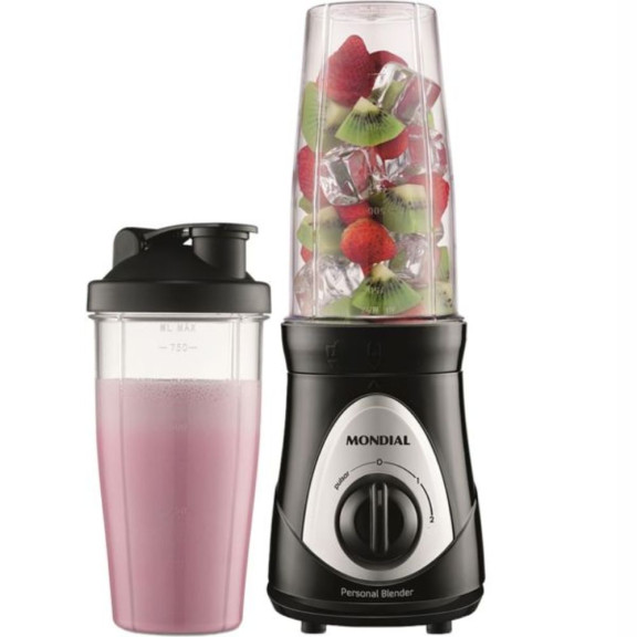 LICUADORA PERSONAL MONDIAL BLENDER DG-01 2 VASOS DE 750ML