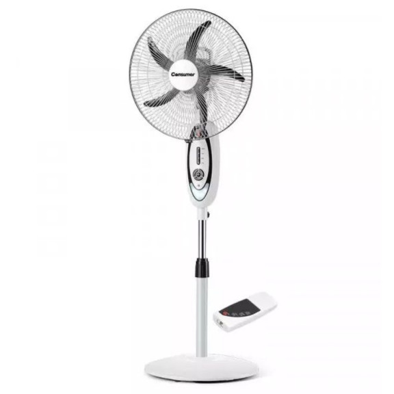 VENTILADOR DE PIE CONSUMER BATERIA 16" RECARGABLE