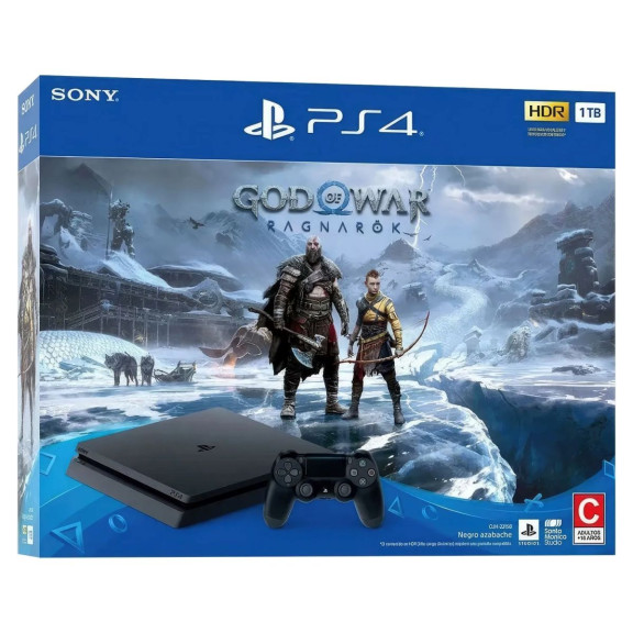 CONSOLA PLAYSTATION 4  SONY PS4 CUH-2215B 1TB, GOD OF WAR