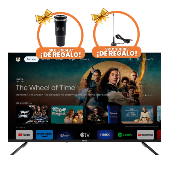 TV LED TOKYO 50" SMART 4K G...